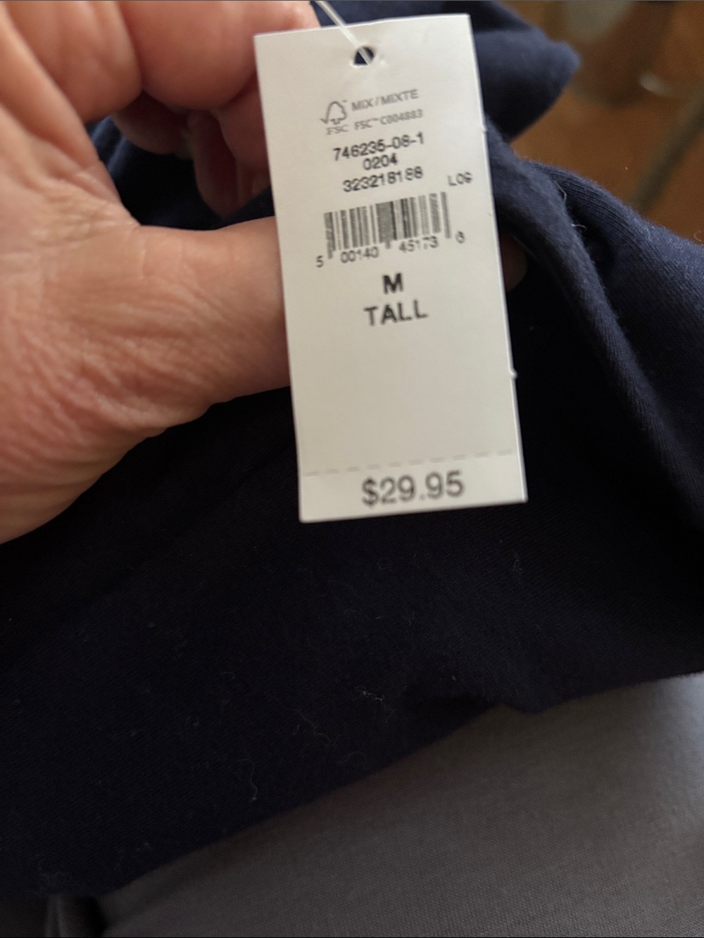 GAP Navy Square Neck Tank Top - Womens - Picture 4 of 4